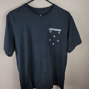 Converse men's tee  black Sz M